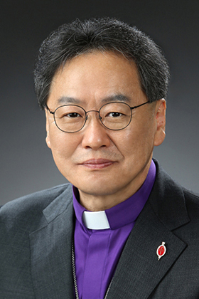 Bishop Chungsuk Kim, senior pastor of Kwanglim Church of the Korean Methodist Church and former president of the Board of Global Ministries of the Korean Methodist Church. Photo courtesy of Kwanglim Church of the Korean Methodist Church.