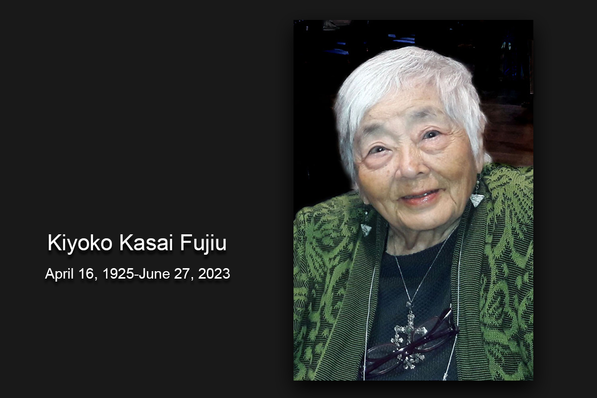 Kiyoko Kasai Fujiu, a former top executive of the Commission on the Status and Role of Women, is being remembered as a champion of racial justice. She died last month at age 98. Photo taken at the 2019 Northern Illinois Conference, courtesy of Aquilino (Pong) Javier.