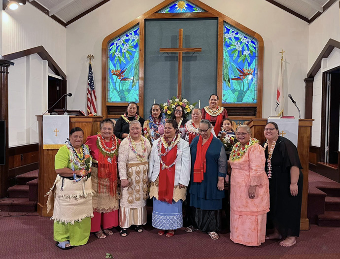 Lahaina United Methodist Church has had many repeat visitors from the mainland U.S. and other countries who call it a special place where they’ve felt embraced by the multicultural congregation. The church’s sanctuary burned on Aug. 8 in the wildfires that devastated the Maui, Hawaii, community of Lahaina. Photo courtesy of Lahaina United Methodist Church.  