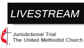 The church trial of Bishop Minerva Carcaño is scheduled to begin Sept. 19, 2023, in the North Central Jurisdiction of The United Methodist Church. The trial will be livestreamed by United Methodist Communications. Graphic by Laurens Glass, UM News.
