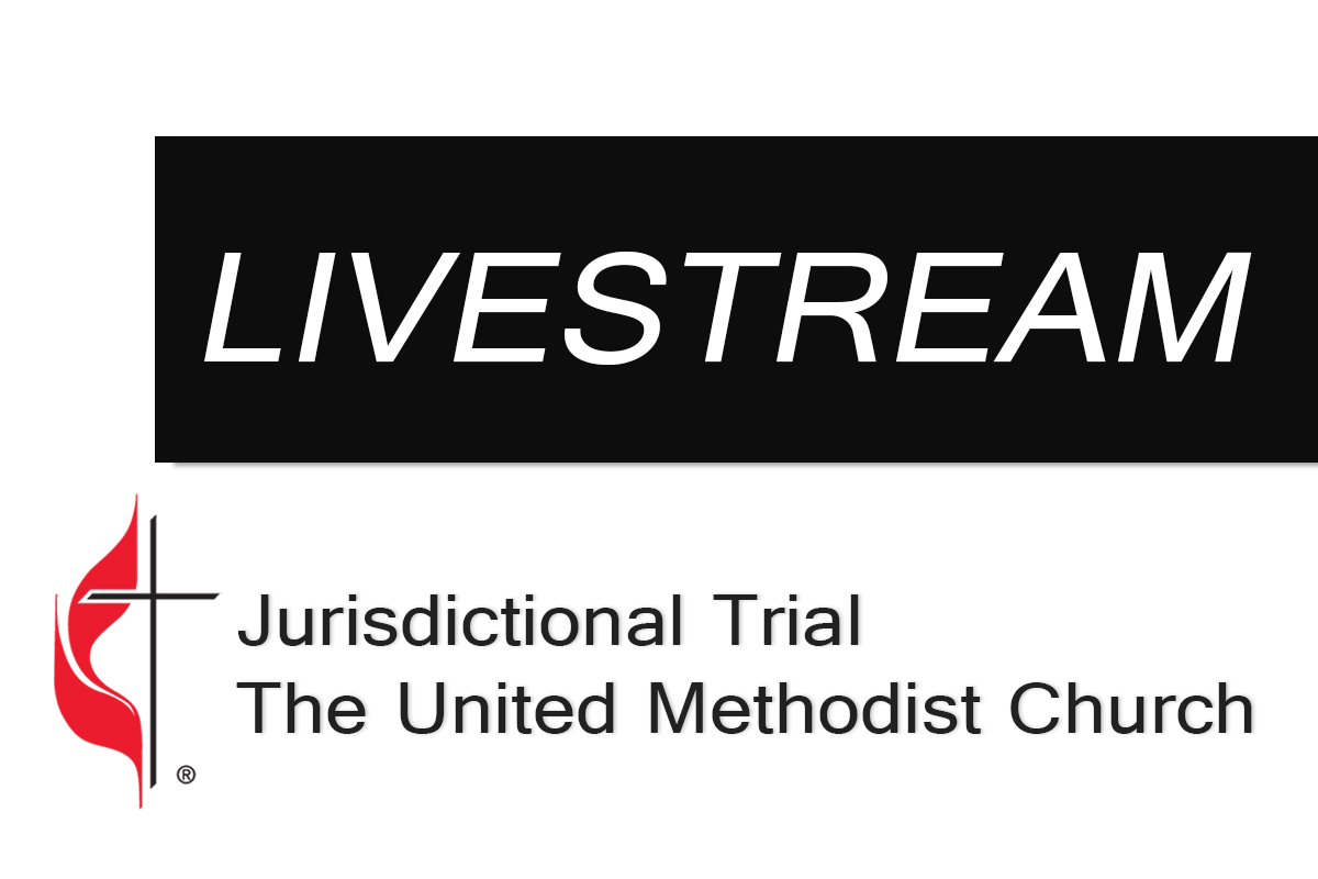 The church trial of Bishop Minerva Carcaño is scheduled to begin Sept. 19, 2023, in the North Central Jurisdiction of The United Methodist Church. The trial will be livestreamed by United Methodist Communications. Graphic by Laurens Glass, UM News.