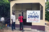 A home built by the charitable organization Zanmi Fondwa in Haiti. The Zanmi Fondwa charitable organization helps Haitians build homes as they work to recover from gang violence, hurricanes and an earthquake. Photo courtesy of Zanmi Fondwa.