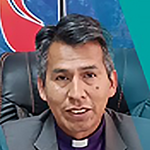 Obispo Medardo Vedia Gutiérrez, Iglesia Evangélica Metodista en Bolivia. Foto cortesía de la Iglesia Evangélica Metodista en Bolivia.
