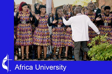 Africa University choir performs during the school's 30th congregation of the conferment of degrees on June 8 in Mutare, Zimbabwe. Photo courtesy of Africa University Facebook page.