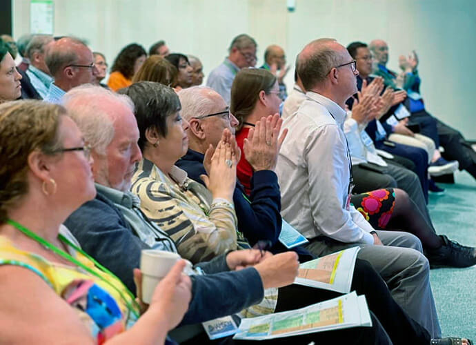 Scholars from six continents attend the IAMSCU meeting, which was held Aug. 11-13 in Gothenburg, Sweden, just ahead of the World Methodist Conference. Photo by Kimberly Lord, United Methodist Board of Higher Education and Ministry. 