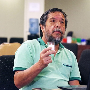 Profesor Horacio Vivares, de la Iglesia Evangélica Metodista de Argentina y miembro fundador de la Red Crearte. Foto Rev. Gustavo Vasquez, Noticias MU.