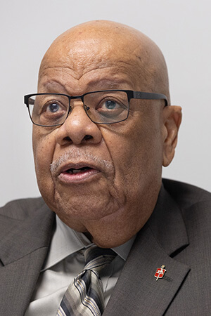 Bishop Alfred Norris at Gammon Theological Seminary in Atlanta. Photo by Mike DuBose, UM News.