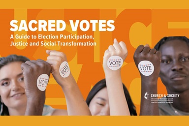 In these polarizing times, United Methodists across the connection are being called to faithfully participate in civic engagement as a witness for peace and justice. The United Methodist Board of Church and Society has produced a toolkit to help United Methodists participate in the November elections with integrity. Logo courtesy of the United Methodist Board of Church and Society. In these polarizing times, United Methodists across the connection are being called to faithfully participate in civic engagement as a witness for peace and justice. The United Methodist Board of Church and Society has produced a toolkit to help United Methodists participate in the November elections with integrity. Logo courtesy of the United Methodist Board of Church and Society.