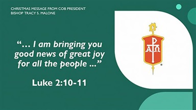 2024 Advent and Christmas Message from COB President Bishop Tracy S. Malone. Image courtesy of the Council of Bishops.  2024 Advent and Christmas Message from COB President Bishop Tracy S. Malone. Image courtesy of the Council of Bishops.