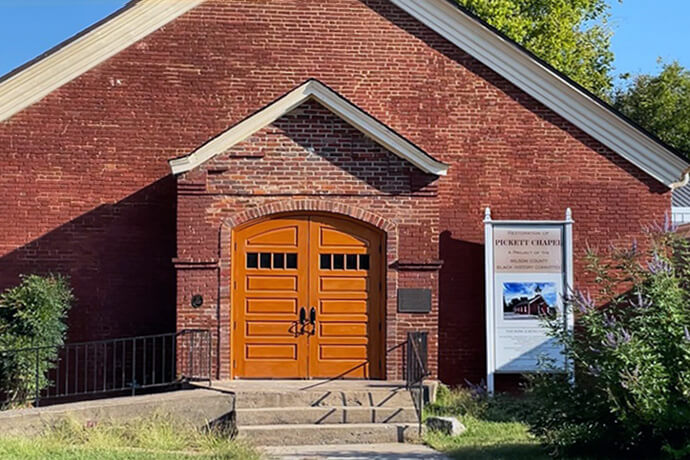 The history of Pickett Chapel United Methodist Church in Lebanon, Tenn., goes back almost 200 years. Pickett Chapel is believed to be the oldest African American church building in the state of Tennessee. Photo from video by Lilla Marigza, UM News.