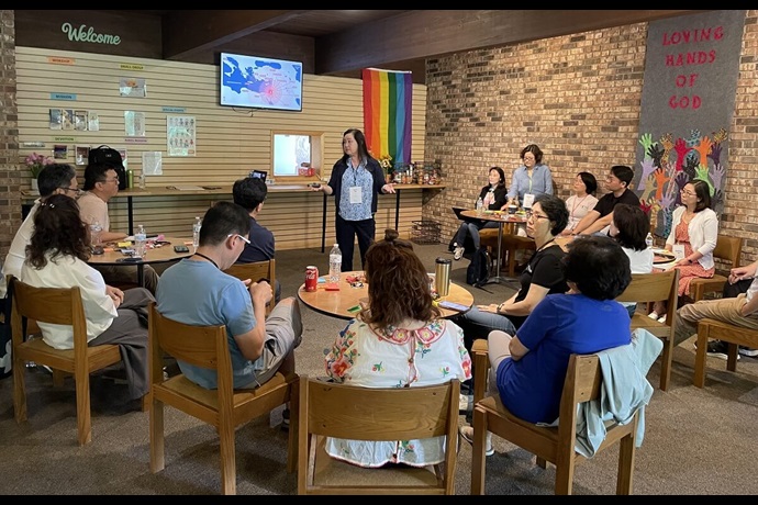 A procession of United Methodist bishops leads opening worship at the 2024 United Methodist General Conference in Charlotte, N.C. File photo by Mike DuBose, UM News.