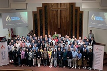 Participants at the inaugural Southeastern Jurisdiction Asian American Ministers Gathering pose for a photo during the May 13-15 event at the Korean United Methodist Church of Greater Washington in McLean, Va. Themed “Thriving Together,” the gathering drew 111 participants from eight annual conferences, who came together to celebrate their spiritual heritage, foster deeper connections and strengthen ministries. Photo by Rev. Seungsoo “RJ” Jun, pastor of Leesburg United Methodist Church in Leesburg, Virginia. Participants at the inaugural Southeastern Jurisdiction Asian American Ministers Gathering pose for a photo during the May 13-15 event at the Korean United Methodist Church of Greater Washington in McLean, Va. Themed “Thriving Together,” the gathering drew 111 participants from eight annual conferences, who came together to celebrate their spiritual heritage, foster deeper connections and strengthen ministries. Photo by Rev. Seungsoo “RJ” Jun, pastor of Leesburg United Methodist Church in Leesburg, Virginia.