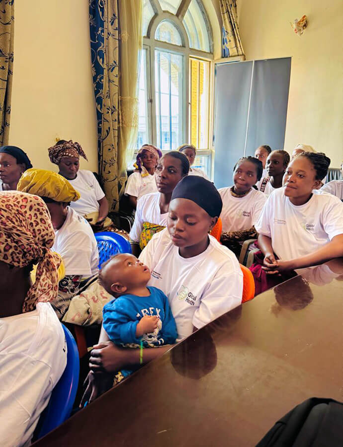Women participate in a support session organized by The United Methodist Church in Goma, Congo. The project aims to break isolation and stigma by providing a safe space where women can share their experiences and begin the healing process. Photo courtesy of the East Congo Episcopal Area health board.