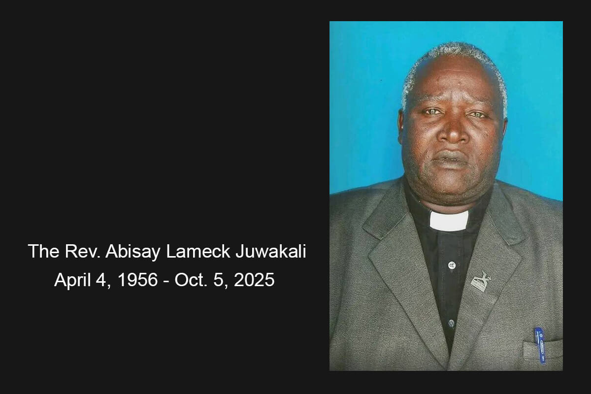The Rev. Abisay Lameck Juwakali, described as an inspiration for resilient leadership and service as well as a pioneer of holistic mission, died Oct. 5 in a traffic accident. Photo courtesy of the Tanzania Annual Conference.