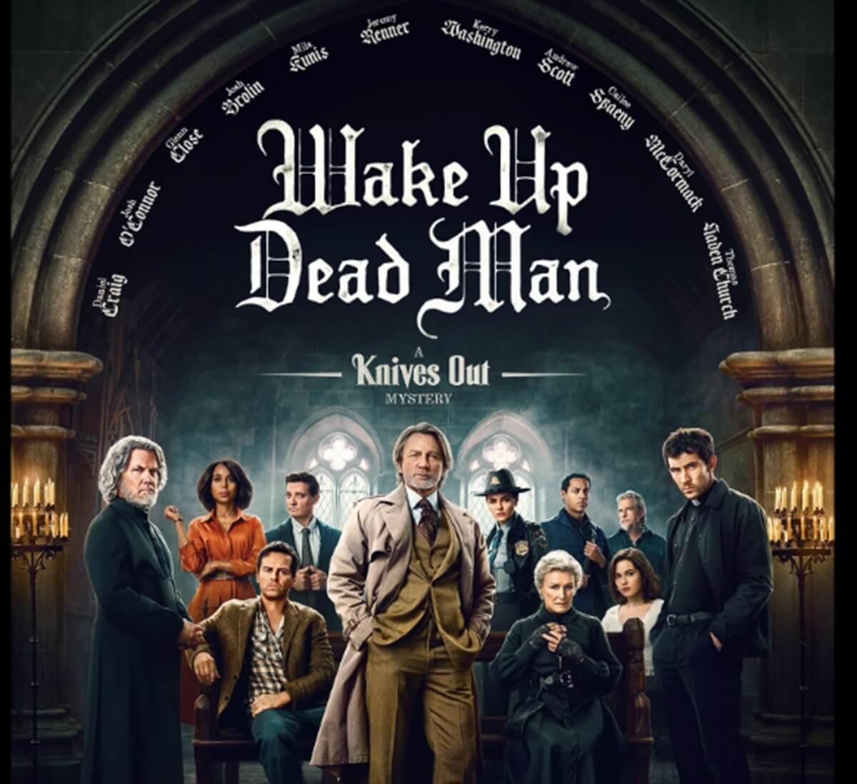 영화 <나이브스 아웃: 웨이크 업 데드 맨(Knives Out - Wake up Dead Man)>포스터. 사진 출처, IMDb.