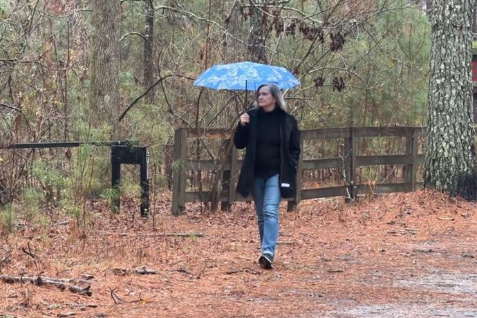 The Rev. Teresa Angle-Young found God in creation on long walks during the COVID-19 pandemic. Angle-Young and the Rev. Jessie Colwell have written a Lenten devotional focused on creation care. Image from video by Lilla Marigza, UM News. 