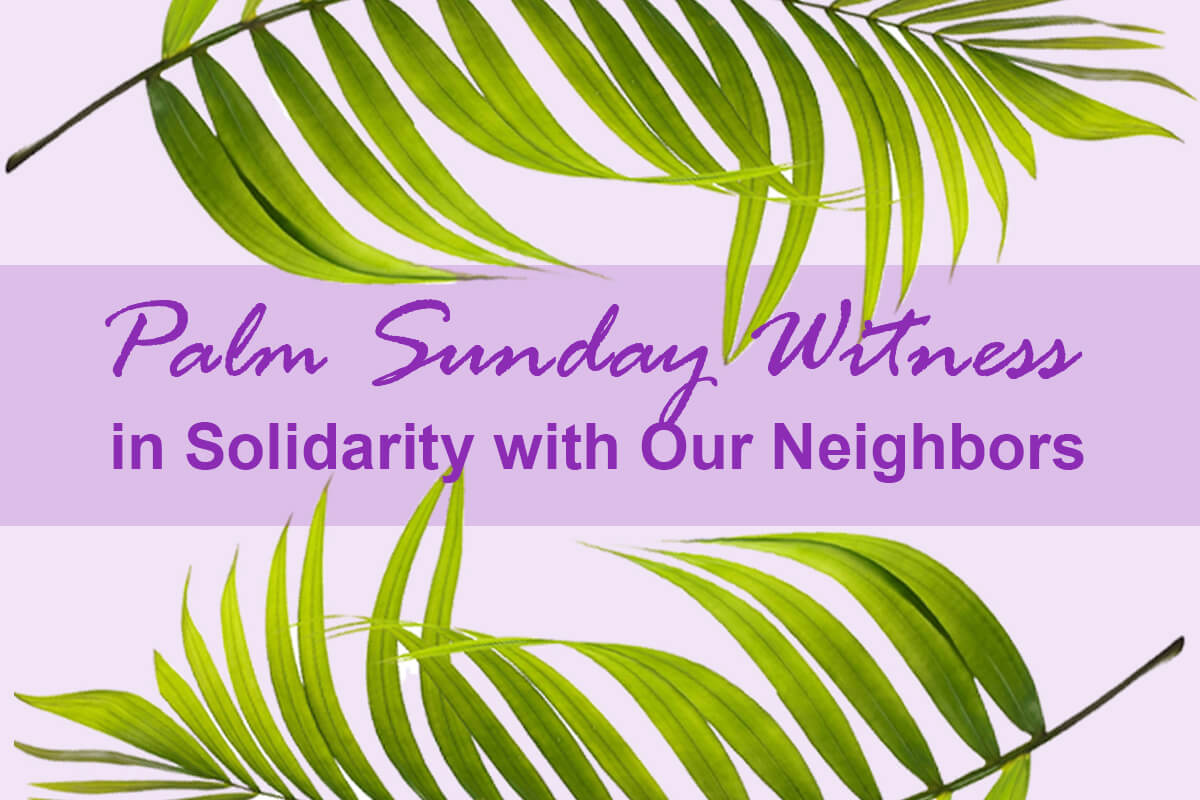 United Methodists are joining with other Christians in Palm Sunday actions across the United States that aim to counter rising authoritarianism with Christ’s call to love our neighbors. Organizers emphasize that the original Palm Sunday, as described in the Gospels, was a political event. Palm leaf image by studio2013, courtesy of Pixabay; illustration by Laurens Glass, UM News. 