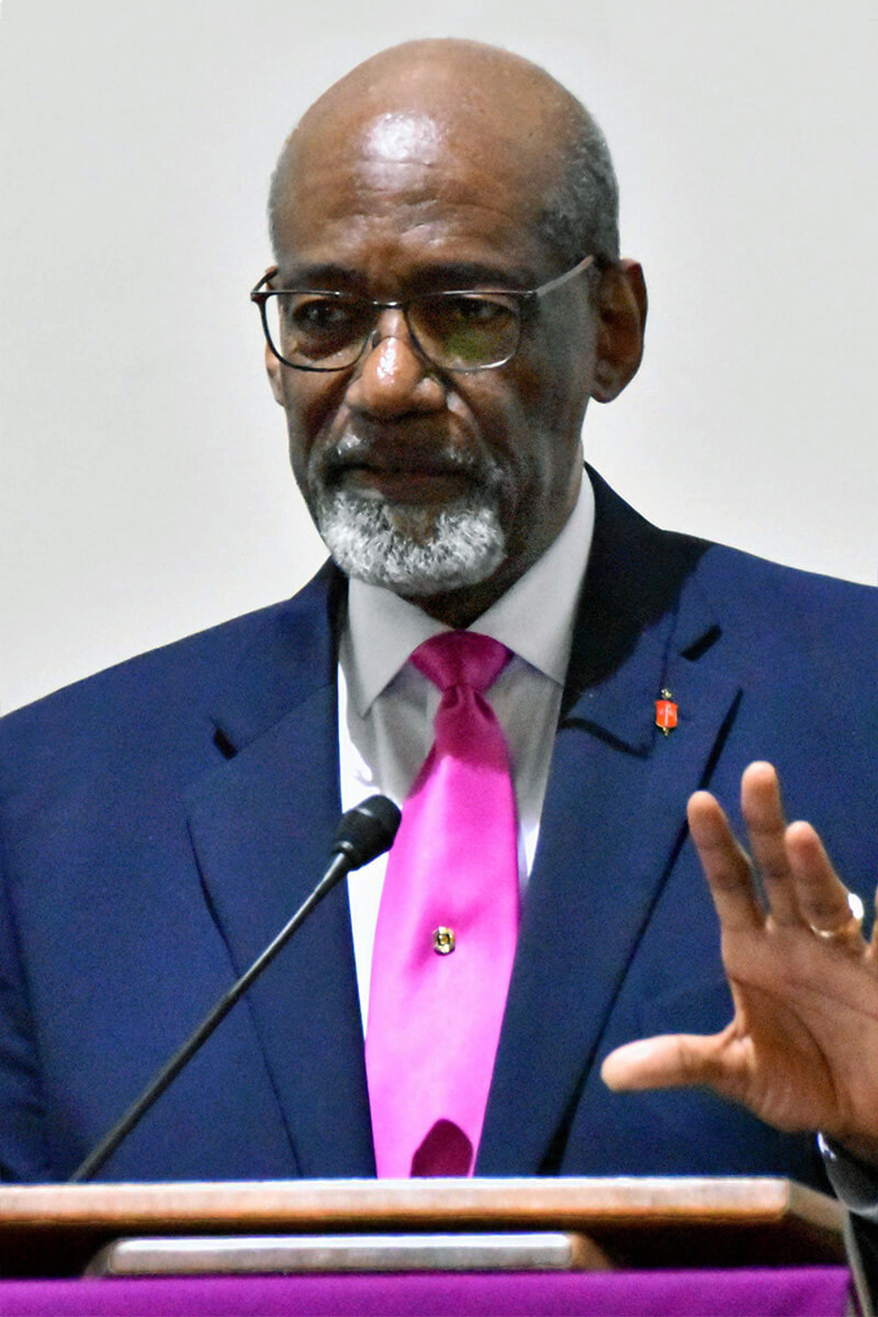 Retired Bishop Ernest Lyght shares memories of the denomination’s history of racial segregation and integration, including some of his personal experiences, observations and emotions. Photo by John W. Coleman, UM News.